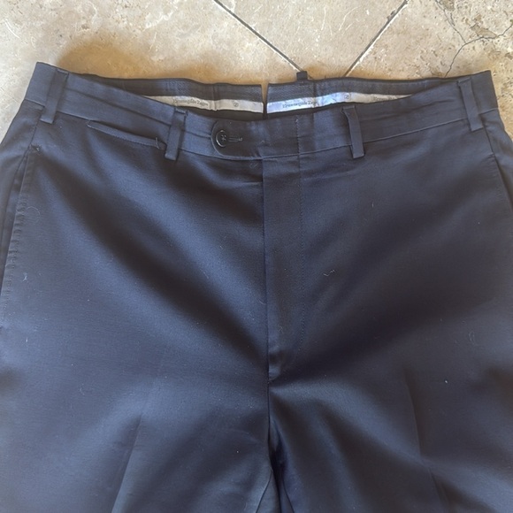 ERMENEGILDO ZEGNA men’s black dress pants 36 100% LAN a wool very good condition - Picture 9 of 9